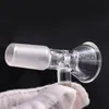 Newest Transparent Pyrex Glass Bong Bowl Handle 14mm 18mm Male Bubbler Joint Container Filter Tube Holder For Smoking Tool Hot Cake DHL Free