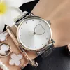 Relojes de marca de moda para mujer, reloj de pulsera de cuarzo con banda de acero y metal con puntero de corazón T145