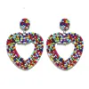 Bohemian Kraal Kwastje Oorbellen voor Vrouwen Vintage Bruiloft Trendy Omzoomd Meisjes Party Geschenken Kleurrijke Hart Verklaring Earrings318j