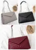 Bolsas femininas clássicas em forma de V com abas Bolsa de corrente Bolsas de couro genuíno Bolsa de ombro Clutch Tote Messenger Shopping Purse