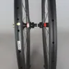 جديد قرص الكربون Cyclocross عجلات الحصى الدراجة العجلة عمود 1423 يتحدث Novate D411 D412 Hubs 6 الترباس أو قفل المركز