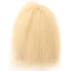 HC 613 Lingt Blonde Verworrene Gerade Lace Front Perücken Brasilianisches Reines Rohes Echthaar Perücken 13*4 Transparente Spitze 150 % Dichte Peruanisch KS 63