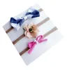 3Pcs Cute Infant Kids Baby Girls Bow Knot Hairband Headband Accessories Set Barrettes Headwear bandeau bebe Lowest Price