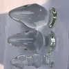 Di 48 mm do 80 mm Pyrex Glass Glass Anal Wtyczka Big Long Glass Butt Clug