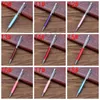 Estudantes de caneta esferográfica em branco DIY reabastecem canetas de escrita colorida de caneta de cristal colorida Escola de Escola de Escola Ballpen BH2542 TQQ