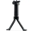 Ny 6,5''-9'' Black Universal Polymer Bipod QD Button 20mm Picatinny/Weaver Side Rail Gratis frakt