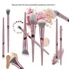 Makeup Brushes 10 PCS Professional Cosmetics Brush kit Rose Gold Brushes Set With Purse Foundation Powder Eye Face Brush Make Up Tool