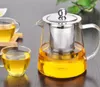 550ml Clear Heat Resistant Glass Tea Pot Kettle With Infuser Filter Tea Jar Home Office Tea Coffee Tools 24 UP