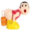 Gag Toys automatico del sapone Bolle di sapone della novità Shin Chan Fart Bolle di salto della macchina con la luce di musica divertente scherzo Giocattoli