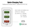 QC 3.0 Väggladdare 3 portar Travel Adapter Quick Charge Multi USB Telefon Adapters EU US Portable Snabb Laddning för Samsung Smartphone