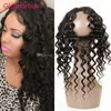 Glamorous Human Hair Closure Malaysian Natural Wave 360 Frontal Natural Color Peruvian Indian Brazilian Human Hair 360 Lace Frontal Closures