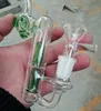 Mini Recycler Glass Water Bong Glass Bongs Water Pipes Bubbler Pipes Water Bongs Percolator Glass Crafts 14mm Joint Hosahs