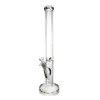 9mm heavy straight tube bong water bong straight glass bong tall glass waterpipe 19'' 16'' Bongs Sturdy Round Base Smoking Water bong