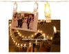 BRELONG Photo Clip String Light на батарейках идеальный юбилейный орнамент для подвешивания фотографий / заметки / произведения искусства