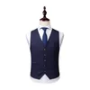 Męskie Garnitury Męskie Business Casual Garnitur Blazer Z Spodnie i Kamizelka Slim-Fit Suithold Suit Bankiet Wedding Suign Sukienka