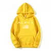 Höst Ny Ankomst Höga Industrier Tryckt Sportkläder Män Sweatshirt Hip-Hop Male Hooded Hoodies Pullover Hoody Kläder