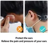 フェイスマスクバンドエクステンダーマスク弾性ストラップアジャスター保護あなたの耳切れの脱却痛みマスクベルトフック調節可能な耳ストラップ延長DHL無料