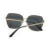 Top Nieuwe 5 kleuren heren Dames Polarizer Multilaterale Mode Zonnebril Mode Big Box Dazzling Sunglasses om briltassen en dozen te sturen