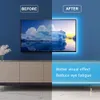 TV LED-backlights 9.8FT LED-stripverlichting met Bluetooth-app-besturing voor 46-60 inch TV 16 miljoen kleuren Gevoelige MIC-adapter USB Powered