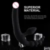 Dildo Vibrator voor Vrouwen G Spot Stimulatie Dubbele Triple Penetratie Vibrerende Anale Kralen Butt Plug Voor Lesbische Koppels U104 Y191015