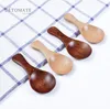 Naturel Legno Caffè Tè Zucchero Sale Cucchiaio Scoop Utensili da cucina Set MINI Cucchiaio di legno Strumento da cucina ZZA1838