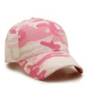 Fashion- Casual Luxury Design Baseball Caps For Women Sweetie Snapback Caps Bone Camouflage Casquette Golf Hats Pink Color Perfect Gift M81Y