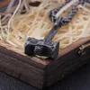 Ijzerkleur Viking hamer hanger ketting met roestvrijstalen ketting als mannen Gift2734