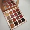 GELANZI matte shimmer sombra paleta de maquiagem 16 cores fácil de usar de longa duração olho pressionado em pó novo na caixa DHL Livre