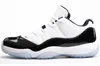 New Concord 11 Bred 11s Hommes en gros Chaussures de basket-ball Platinum Tint Space Jam Blackout 11 bal nuit noire sans boîte Envoi gratuit 36-47