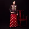 Traditionell kinesisk etnisk kläder för män jacka tang kostym cheongsam manlig robe broderad drake qipao forntida kostym tv filmklänning