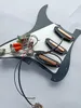 Pickup per chitarra multifunzione Pickguard Grey Pearl Tortoise Shell SSS Dual Track Pickup 20 interruttori di tono Super Wiring Assembly