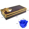 18Pcs Artificial Rose Floral Bath Soap Rose Flower Petals with Gift Box for Women Girl Birthday Anniversary Wedding Valentines Day