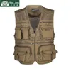 Tactical Vest Summer Outdoors Travels esporte Vest Men chaleco hombre Photographer Multi Pockets Waistcoat Jacket Size 4XL