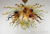 Longree Lamps colorful mouth blown glass pendant chandelier hanging lamp contemporary for home decoration