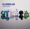 Cyclone Riptide Carb Cap Spinning smoke Glass Caps For 25mm flat top bangers Dome with air hole Terp Pearl Quartz Banger Nail