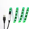 USB 5V RGB LED Strip 5050 Strip Lights TV TV Arka Işığı Powered 3Key Mini Denetleyici HDTV Düz SN Aksesuarları Çoklu Color7133826