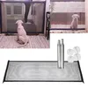 Hundstaket Magic Gate Portable Folding Safety Guard för husdjur Hundkatt Isolerat Gaze Home Door Pet Isolerat nätverk