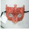 Venetian Masquerade Women Mask Costume Party Face Mask Gold Lace Mask Catwoman Halloween Cutout Prom Party Accessories