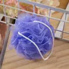 Atacado-Multicolor bola de banho banheiras de banho Cool ball esfoliante de toalha de banho Limpeza corporal Malha Esponja para banho de chuveiro produto LX6092