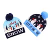 LED lumineux 15 Styles Beanies adultes hiver Pom boule de crâne Casquettes chauds bonnets Cartoon Sport Ski Party chapeaux CCA12531 100pcs