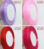 Colorful chiffon yarn 1.5cm transparent decorative snow gauze Hook hat belt line Hand-woven wedding gift ribbon DIY handma Chiffon tape line