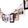 5 Zoll Papier Foto Flim DIY Wandbild Hanging Frame Album + Seil + Clips Set Geschenk Dekoration Event Dekor Album Fotos Requisiten