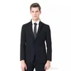 2019 Новые Slim Fit жених смокинги Groomsmen One Button черный сторона Vent свадьба Best Man костюм мужские костюмы (куртка + брюки)
