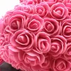 25cm künstliche Blumen Rose Schaumblume Teddybär Valentinstag Geschenk Geburtstags-Party Frühlingsdekoration