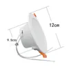 Faretto da incasso a LED WiFi RGBCW da 3,5 pollici, telecomando per app da 10 W, plafoniera a LED dimmerabile RGBCW multicolore, compatibile con Alexa