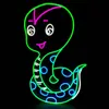 neon snake