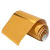 5 pcs ouro dourado espelho de cromo vinil envoltório filme de filme adesivo decalque bolha livre de ar livre DIY carro estilo 10x150cm