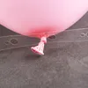 DIY 5M plástico transparente de balão de cadeia de fita arco decoração tira conectar cadeia de cadeia para casamento suprimentos de festa de aniversário