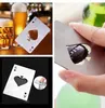 Ouvre-bouteille en acier inoxydable ouvre-bière Poker Playing Carte of Spades Soda Bottle Cap Bar ouvre-barres Accessoires de cuisine Creti4679909