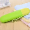 Solid colors portable travel toothpaste toothbrush holder cap case household storage cup outdoor holder bothroom accessories C6043